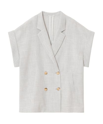 セットアップ対応商品】カラミリネンライクノーカラージャケット|ANAYI