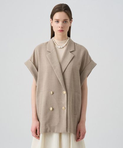 ri_aʕ•ﻌ•`ʔさま専用☆ICEフレンチスリーブジャケット ANAYI｜【セットアップ対応商品】ストレッチツイルフレンチ