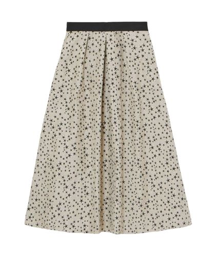 シルエットフラワージャガードタックスカート|ANAYI OFFICIAL ONLINE