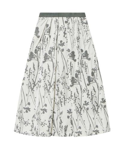 ブラッシュフラワープリントフレア スカート|ANAYI OFFICIAL ONLINE