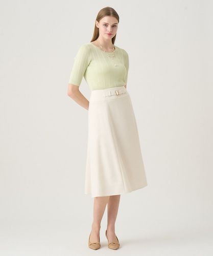 ライトスラブバックルスカート|ANAYI OFFICIAL ONLINE STORE