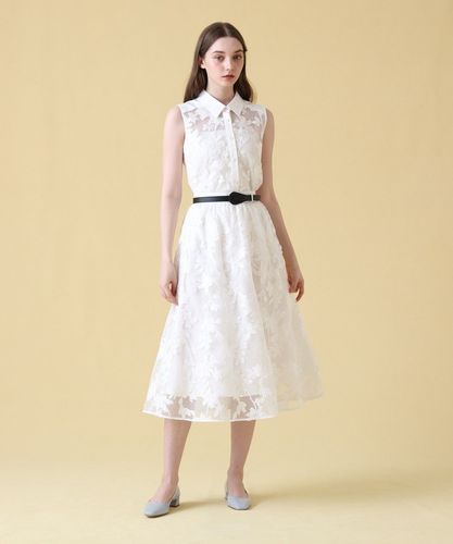 セットアップ対応商品】メッシュフラワーフレア スカート|ANAYI