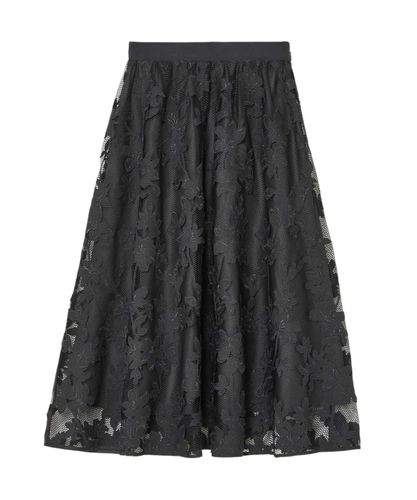 セットアップ対応商品】ウールシルクツイードマーメイドスカート|ANAYI