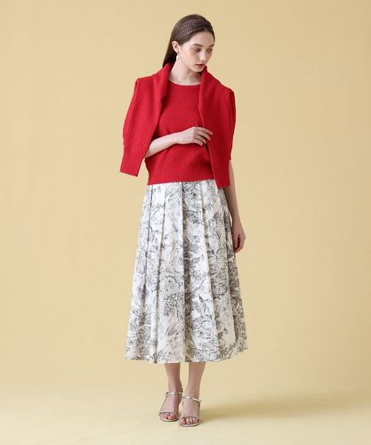 【美品】再値下げ✨ANAYI 花柄刺繍ロングスカート38サイズ7/27まで出品 フラワートワルドジュイプリントタック スカート|ANAYI OFFICIAL