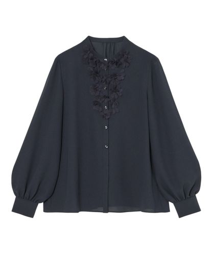 カラーグラフィックフリル ブラウス|ANAYI OFFICIAL ONLINE STORE