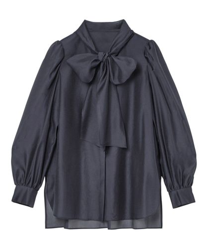 美品】23年製 アナイ ANAYI ジオメトリック ボウタイブラウス 38