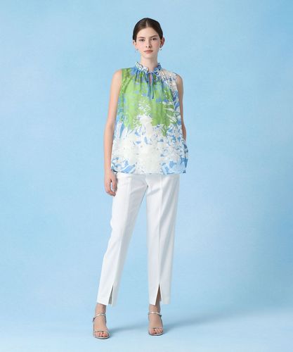 シャドウフラワーギャザー ブラウス|ANAYI OFFICIAL ONLINE STORE