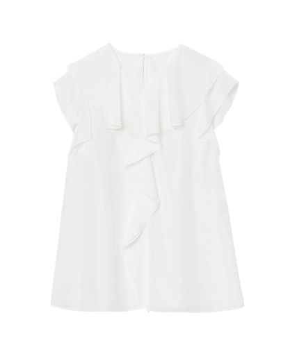 ケミカルレーススリーブコンビ ブラウス|ANAYI OFFICIAL ONLINE STORE