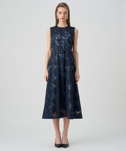 フラワーエンブロイダリーフレア ワンピース|ANAYI OFFICIAL ONLINE