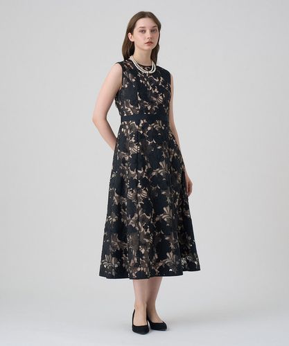 【新品タグ付き】ANAYI 花柄フレアワンピース 36 ボタニカルフラワープリントフレア ワンピース | ANAYI/アナイ