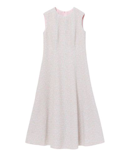 サーモンピンクツイードバイヤス ワンピース|ANAYI OFFICIAL ONLINE