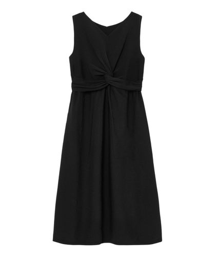 布帛コンビキーネック ワンピース|ANAYI OFFICIAL ONLINE STORE