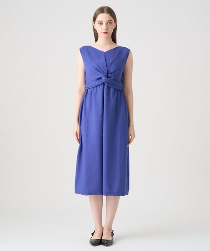ワンピース AKIE AKIRANAKA/アキラナカ】EX.Heike combi tex jersey dress BLK