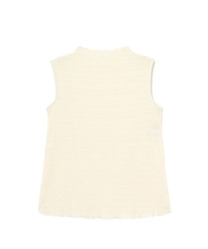 2024 完売　ANAYI プレイドフェザーチュール プルオーバー 白　36 2024 完売 ANAYI プレイドフェザーチュール プルオーバー 白 36 予約