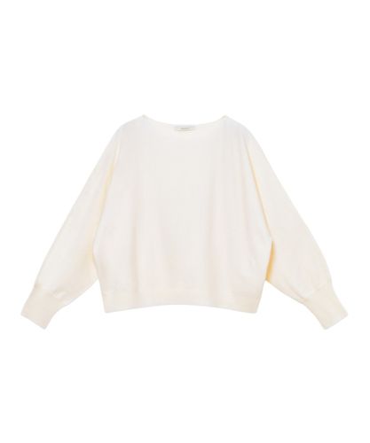 ウールシルクショルダースリット長袖プルオーバー|ANAYI OFFICIAL