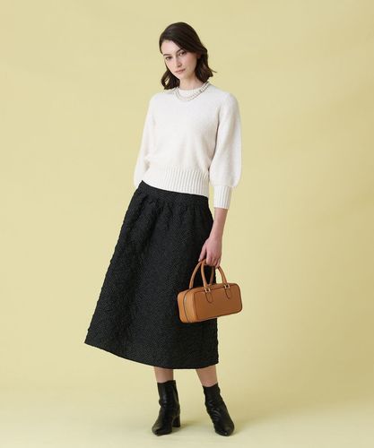 【新品】ANAY アナイ　レーヨンフリルニット　ブルー　38 ANAYI 「ANAYI」 長袖ニット 38 ブルー レディース : ZOZOTOWN