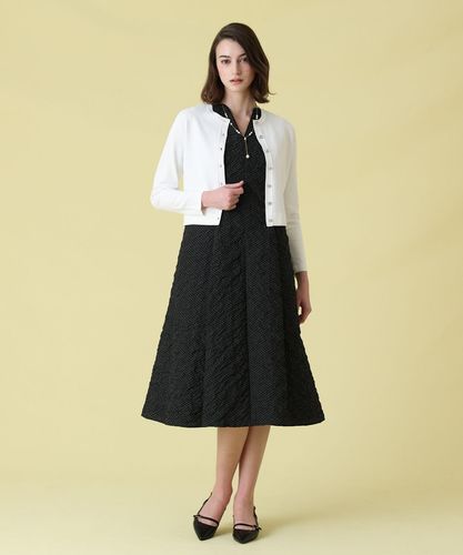 アナイビジューカーディガン サイズ38 コットンポリエステルビジュー カーディガン | ANAYI/アナイ