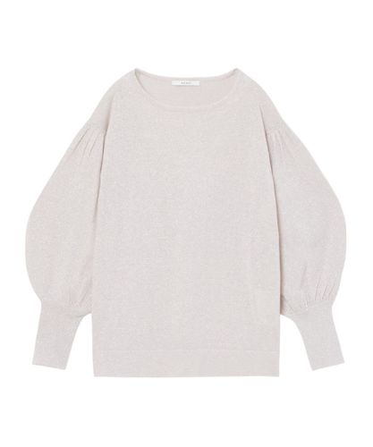 新品　カームブリーズプルオーバー 　ANAYI セットアップ対応商品】ネップスムースクルーネック プルオーバー