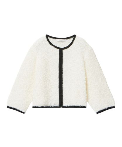 misako 様【タグ有完売品】ANAYI コットンブークレ配色カーディガン コットンブークレ配色 カーディガン〈セットアップ対応商品〉|ANAYI
