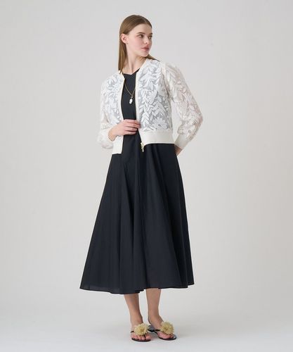 新作 今期もの アナイ フルールジップブルゾン 38号 10251816570 フルールジップブルゾン|ANAYI OFFICIAL ONLINE STORE|アナイ