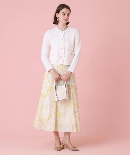 値下げ不可【美品】le.emaシャギーカーディガン白 シャギーショートカーデ|ems excite | RETRO GIRL ONLINE STORE