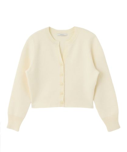 シアーラインクルーネック カーディガン|ANAYI OFFICIAL ONLINE STORE