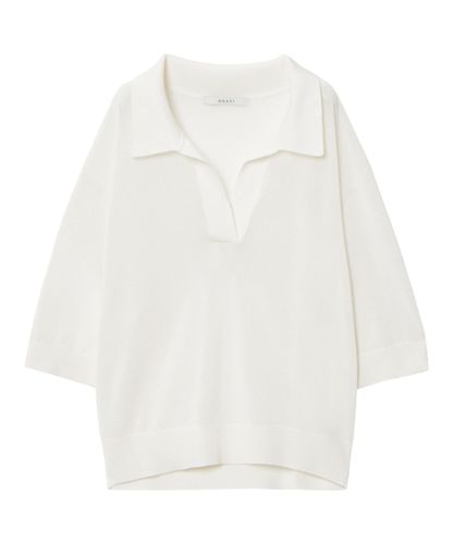 衿付きシアーレース プルオーバー|ANAYI OFFICIAL ONLINE STORE