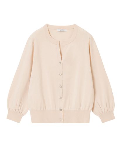 アセテートポリエステルVネック カーディガン|ANAYI OFFICIAL ONLINE