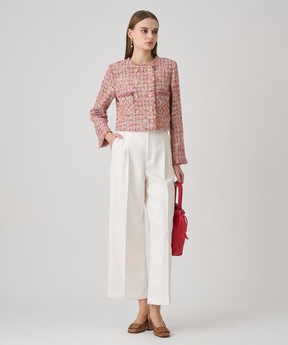 セットアップ対応商品】カラーミックスツイードショート