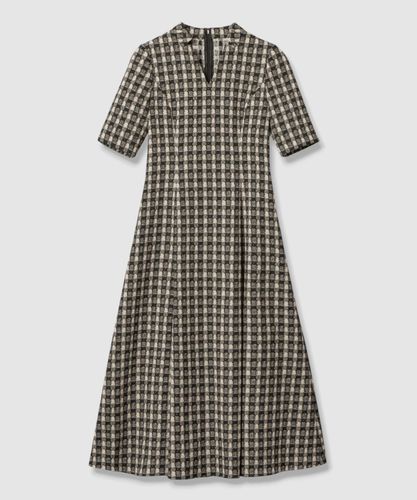 ドローイングフラワープリントシャツ ワンピース|ANAYI OFFICIAL