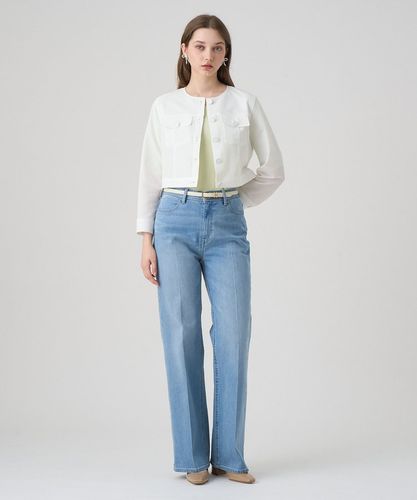 サッカーストレッチクロップドブルゾン|ANAYI OFFICIAL ONLINE STORE