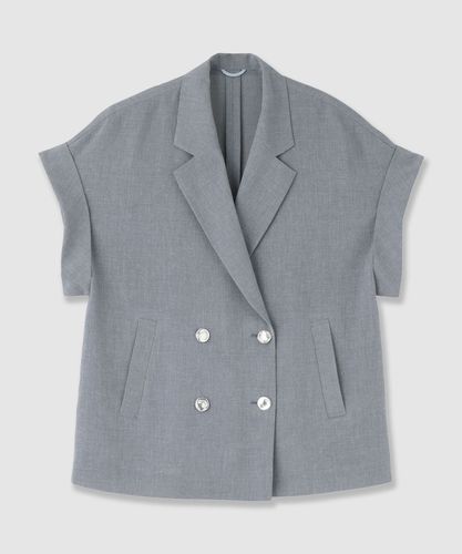 セットアップ対応商品】カラミリネンライクフレンチスリーブ