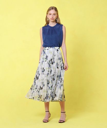 アナイ bouquet プリント プリーツスカート bouquet プリント プリーツスカート|ANAYI OFFICIAL ONLINE