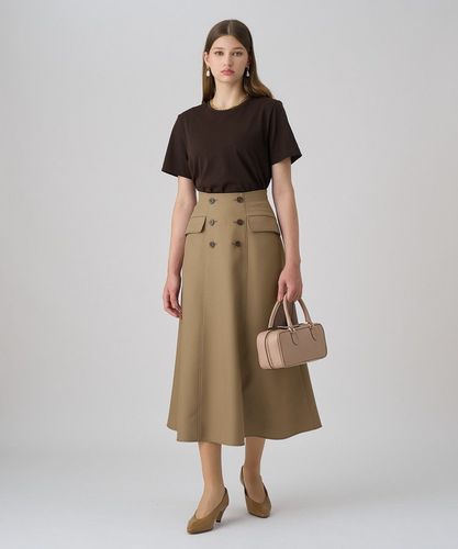 ANAYI⭐︎ブライトツイルAラインSK⭐︎¥31,900→¥19,800新品に近い ブライトツイルAラインスカート|ANAYI OFFICIAL ONLINE STORE