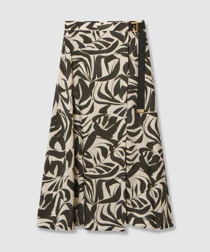 ブラッシュフラワープリントフレア スカート|ANAYI OFFICIAL ONLINE