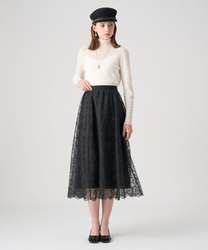 未使用タグ付き✨ ANAYI　 フラワーレーススカート ANAYI スカート レースフラワーチュールギャザー : ZOZOTOWN Yahoo!店