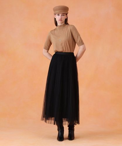 ドットチュールプリーツ スカート|ANAYI OFFICIAL ONLINE STORE
