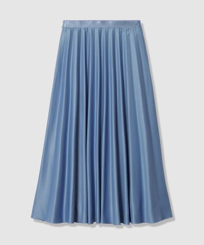 レザーライクサテンプリーツ スカート|ANAYI OFFICIAL ONLINE STORE