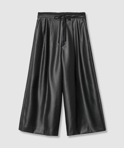 セットアップ対応商品】ウールトロピカルタックワイドパンツ|ANAYI