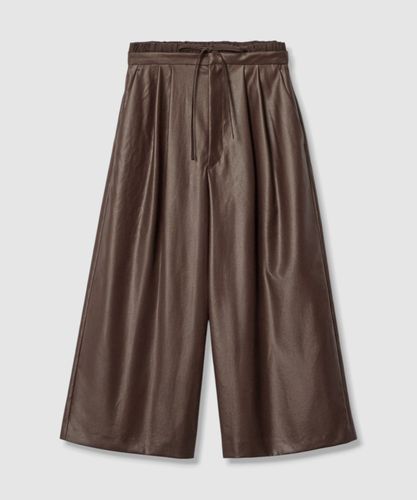 セットアップ対応商品】ウールトロピカルタックワイドパンツ|ANAYI