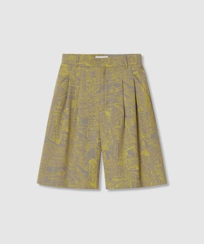 セットアップ対応商品】ツイーディージャガードキュロットパンツ|ANAYI