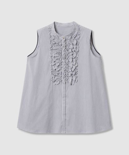 アナイ bouquet プリント ミニフリルブラウス trim_ofany_itemc9ea086e1b4511f