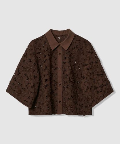 セットアップ対応商品】ストレッチサテンタイ付き ブラウス|ANAYI