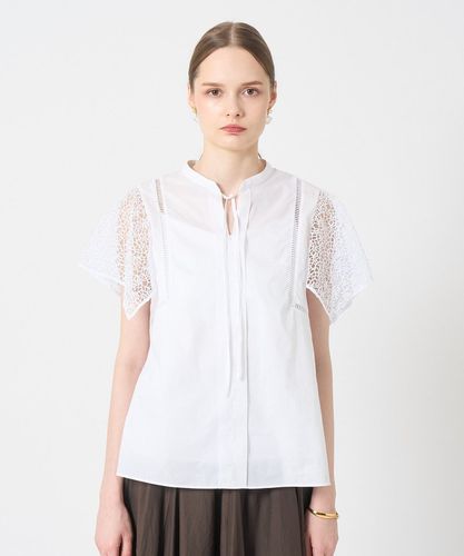 ANAYI レーススリーブブラウス ANAYI｜ジョーゼットレーススリーブ ブラウス | Rakuten Fashion