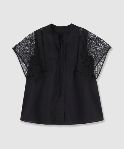 レース刺繍クロップドシャツ|ANAYI OFFICIAL ONLINE STORE｜アナイ