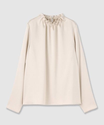 ジョーゼットバイカラーラッフル ブラウス|ANAYI OFFICIAL ONLINE