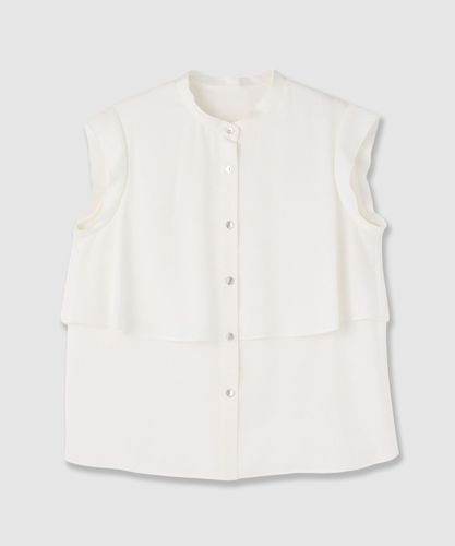 【新品タグ付】ANAYI キカレースフレアブラウス 38 ケミカルレースフレアブラウス〈セットアップ対応商品〉|ANAYI