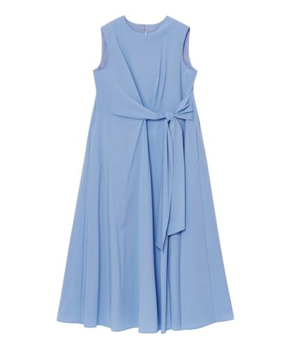 ANAYI 水色 ノースリーブワンピース Eternal Line 2025】シアードビープリーツ ワンピース|ANAYI OFFICIAL