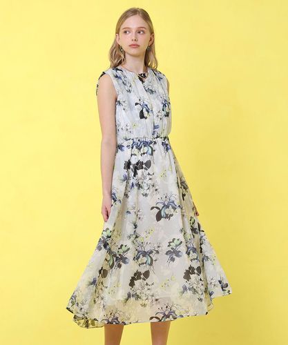 美品　ANAYI アナイ　スターフロッキー シャツワンピース ロング 水卜アナ ANAYI（アナイ）の「スターフロッキーシャツ ワンピース