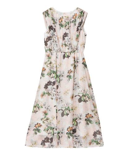 bouquet プリント ランダムタック ワンピース|ANAYI OFFICIAL ONLINE